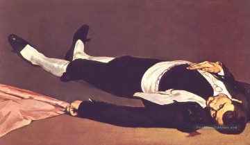 Édouard Manet œuvres - Le toreador mort Édouard Manet